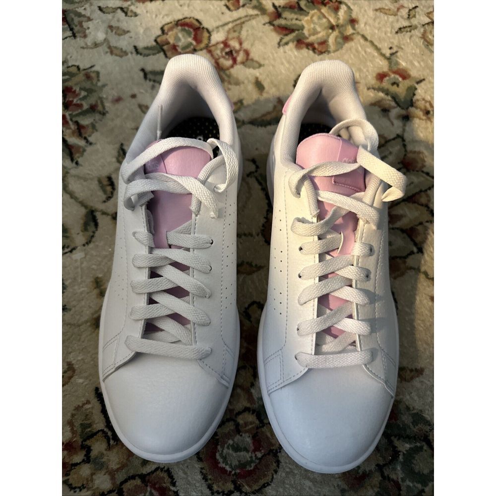 Adidas Sneakers Cloudfoam Advantage Women's Size 9 White Athletic CLEAN